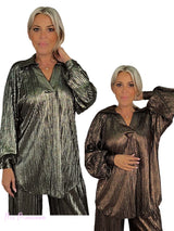 BLUSA GLOW METALIZADA JOT