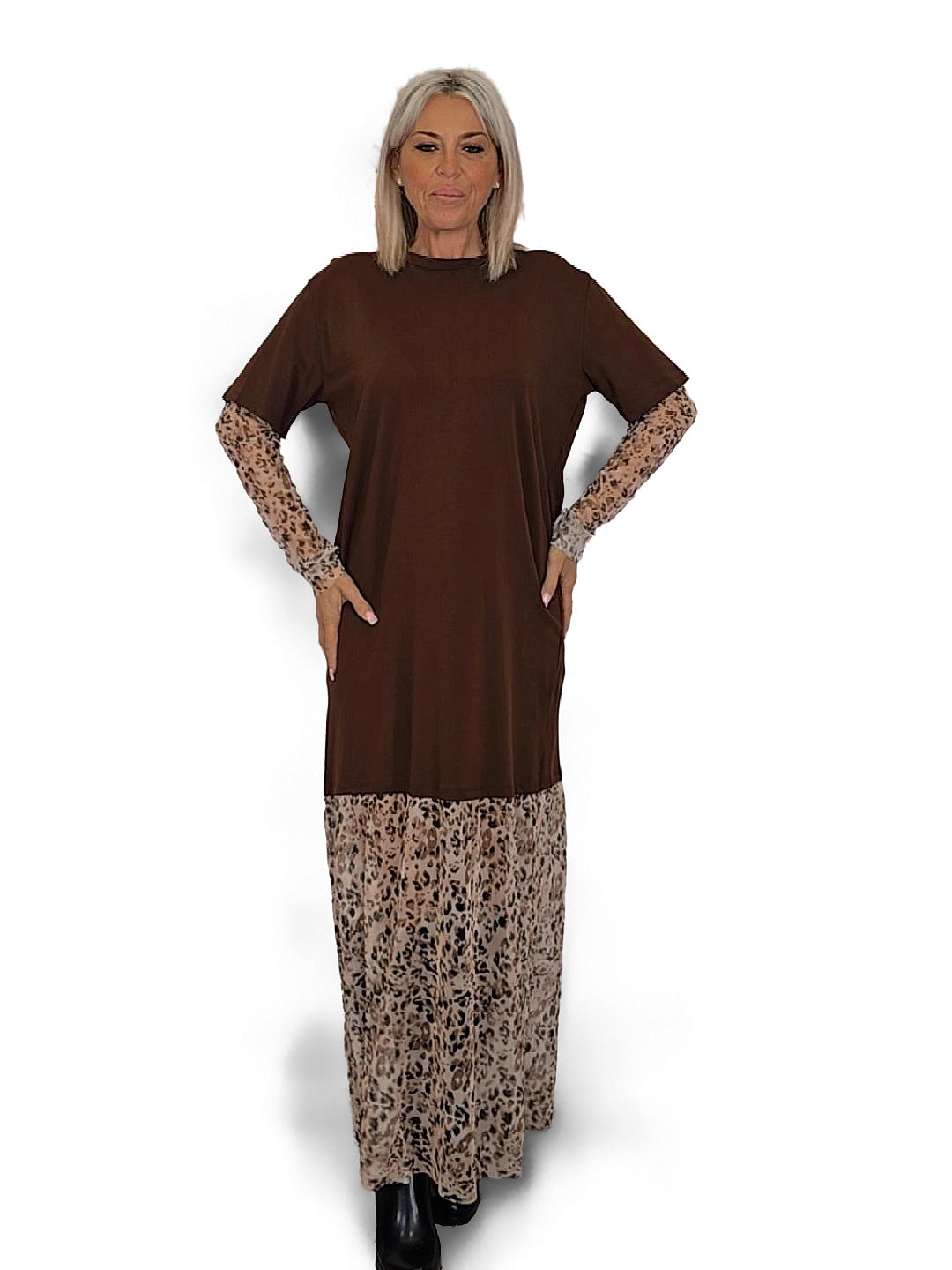 ROBE EN TULLE À IMPRIMÉ ANIMAL JOT