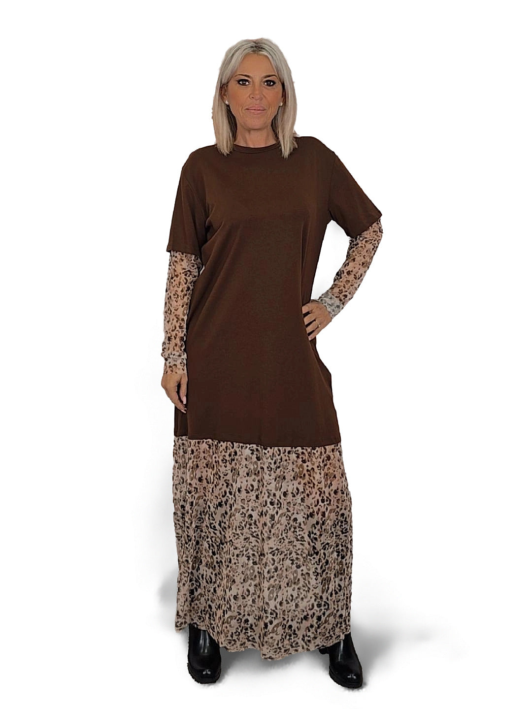 ROBE EN TULLE À IMPRIMÉ ANIMAL JOT