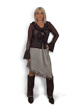 CHAQUETA ENCAJE VOLANTES JOT