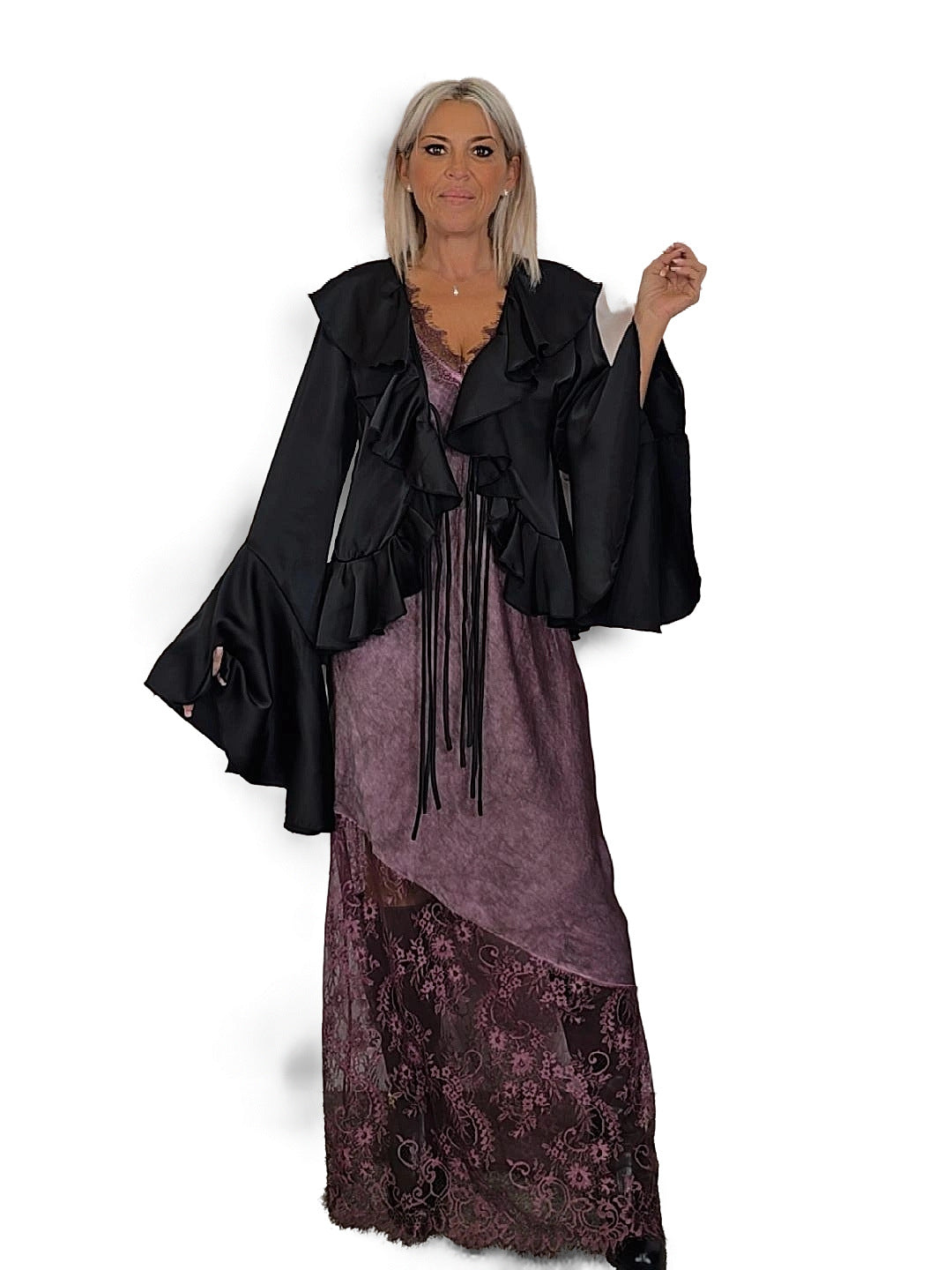 BLUSA RASO VOLANTES JOT