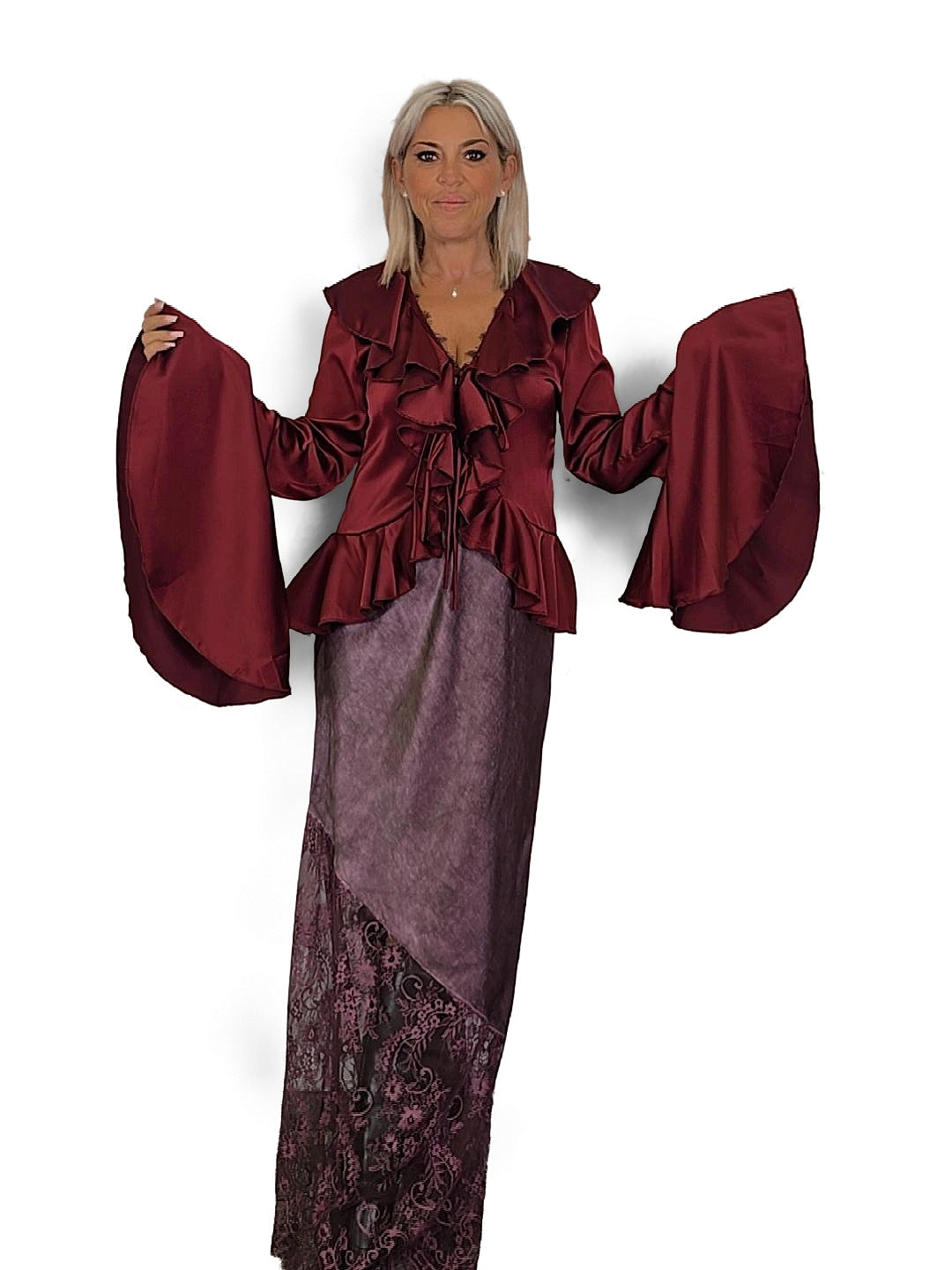 BLUSA RASO VOLANTES JOT