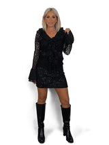 MINI FALDA TUL BORDADA CON LENTEJUELAS