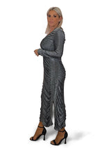 VESTIDO LUREX FRUNCIDO JOT