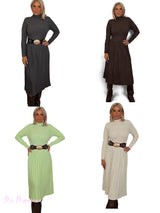 VESTIDO MIDI CANALE 3D