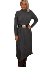 VESTIDO MIDI CANALE 3D