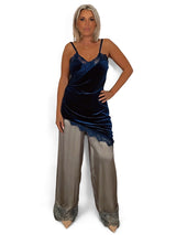 TOP VESTIDO LENCERO TERCIOPELO