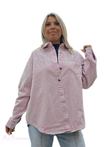 SOBRECAMISA OVERSIZE VAQUERA  STRASS