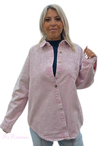 SOBRECAMISA OVERSIZE VAQUERA  STRASS