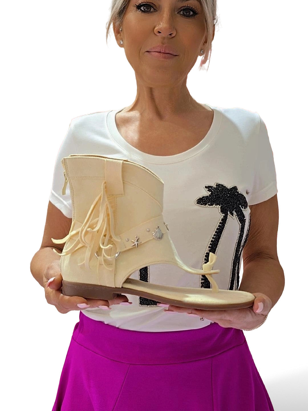 BOTIN SANDALIA FLECOS