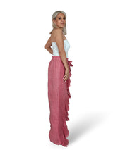 PANTALON CAPA VOLANTES LINO JOT
