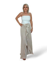 PANTALON CAPA VOLANTES LINO JOT
