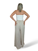 PANTALON CAPA VOLANTES LINO JOT
