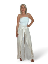 PANTALON CAPA VOLANTES LINO JOT