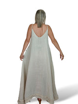 VESTIDO LARGO TIRANTES LINO JOT