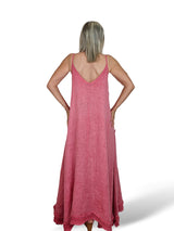 VESTIDO LARGO TIRANTES LINO JOT