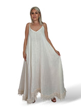 VESTIDO LARGO TIRANTES LINO JOT