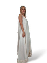 VESTIDO LARGO TIRANTES LINO JOT