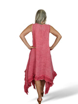 JOT LINEN ASYMMETRISCHES KLEID