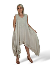 JOT LINEN ASYMMETRISCHES KLEID