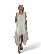 JOT LINEN ASYMMETRISCHES KLEID