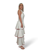 VESTIDO VOLANTES ESPALDA NIDO ABEJA