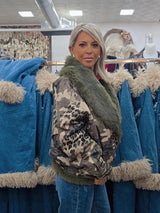 CHAQUETA DENIM CAMUFLAJE PELO JOT