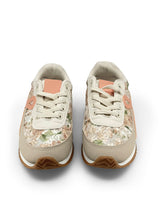 TÊNIS RETRÓ COM ESTAMPA DE FLOR