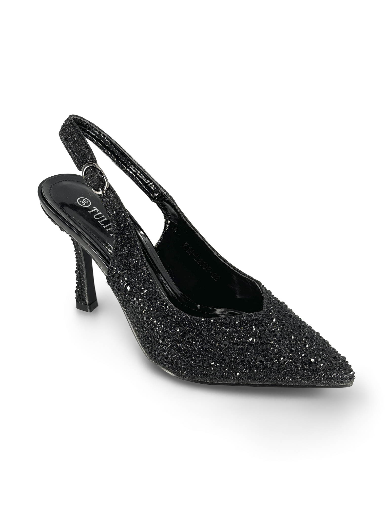 ZAPATOS SLINGBACK CRYSTAL LUX