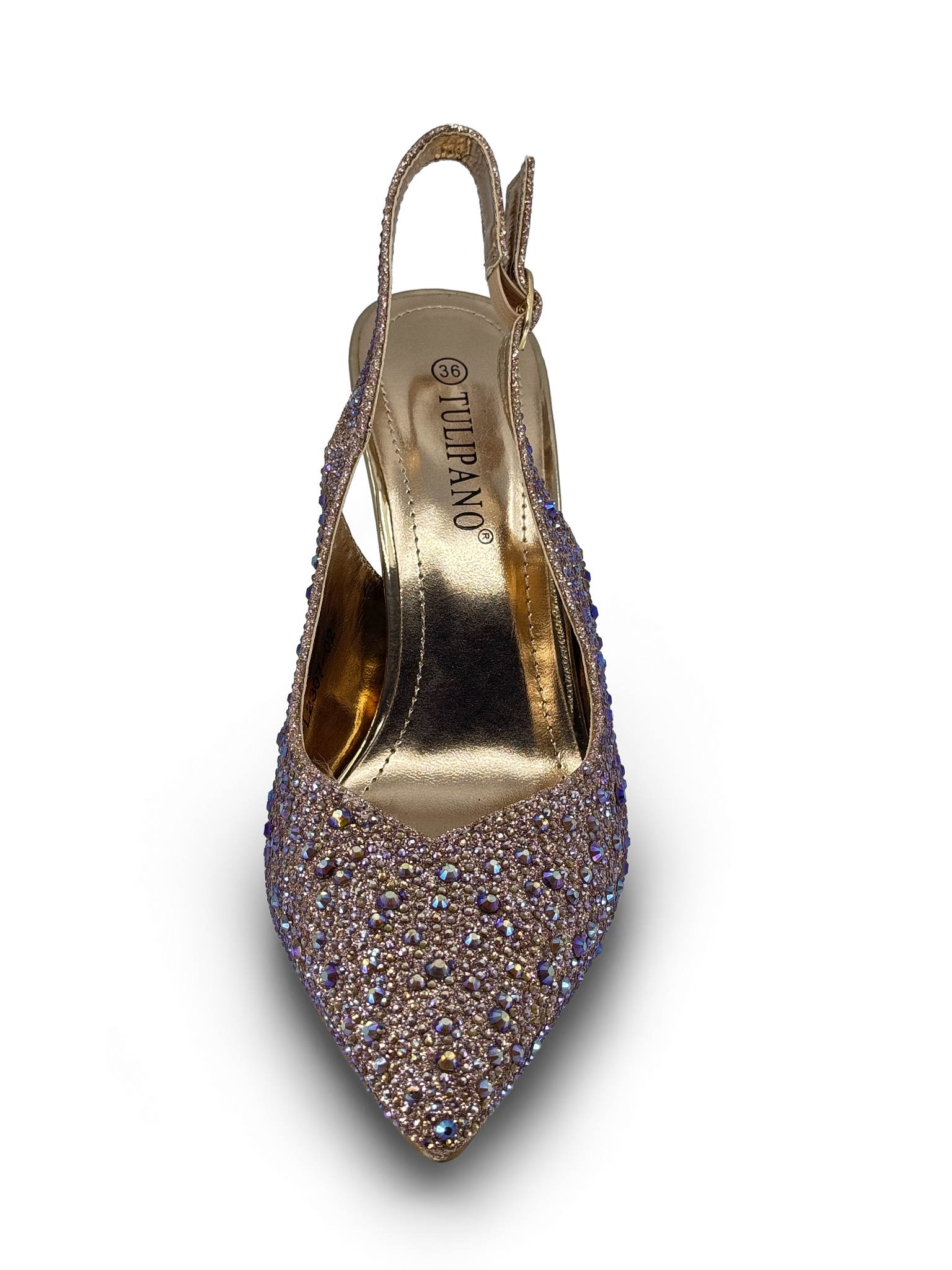 ZAPATOS SLINGBACK CRYSTAL LUX