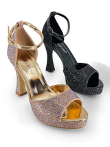 SANDALE À PLATEFORME GLAMOUR