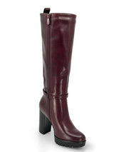 BOTA ALTA LUX BURDEOS