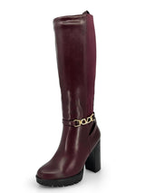 Bottes hautes LUX BORDEAUX
