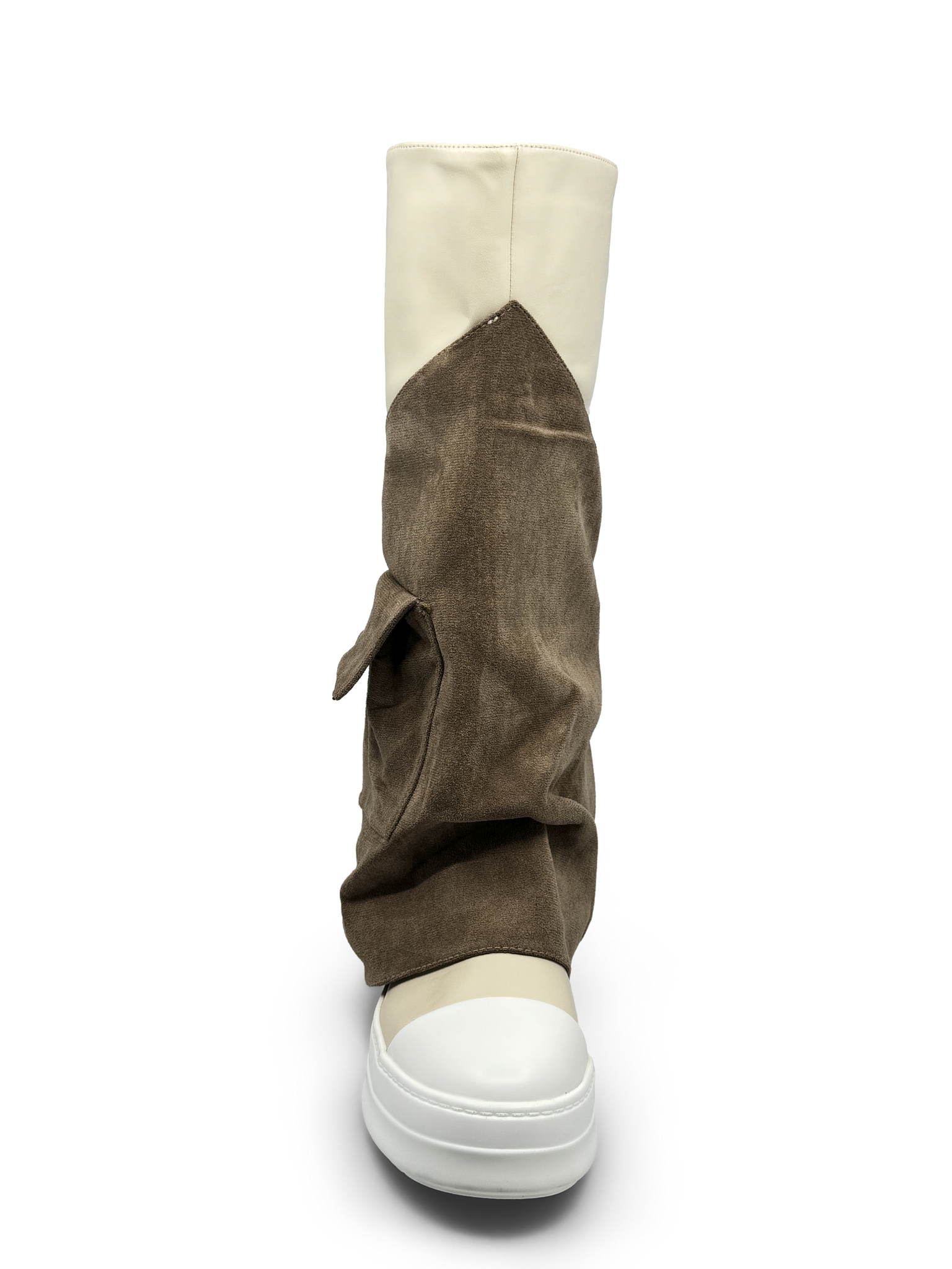 Wildlederstiefel mit Taschen