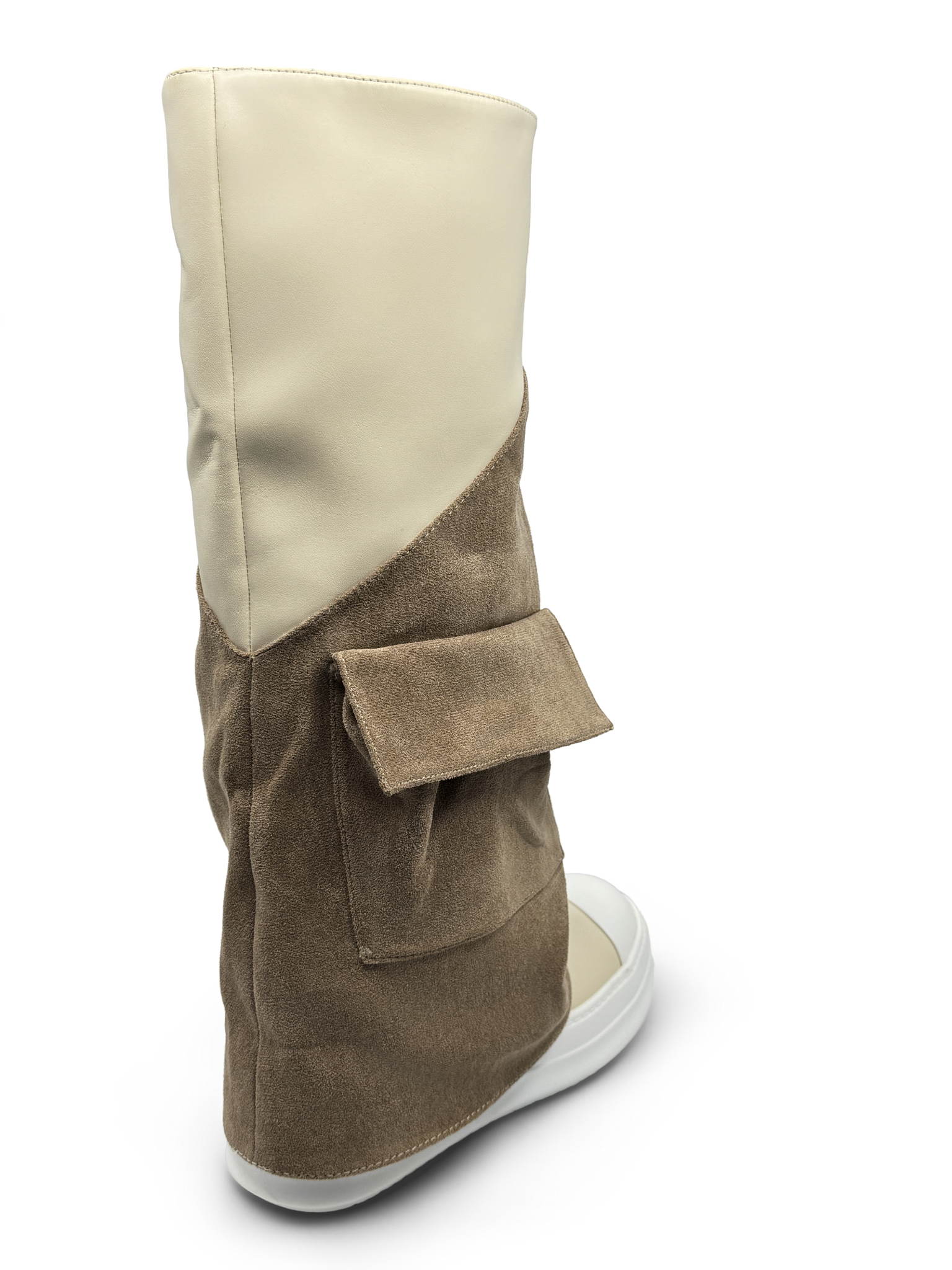 Wildlederstiefel mit Taschen