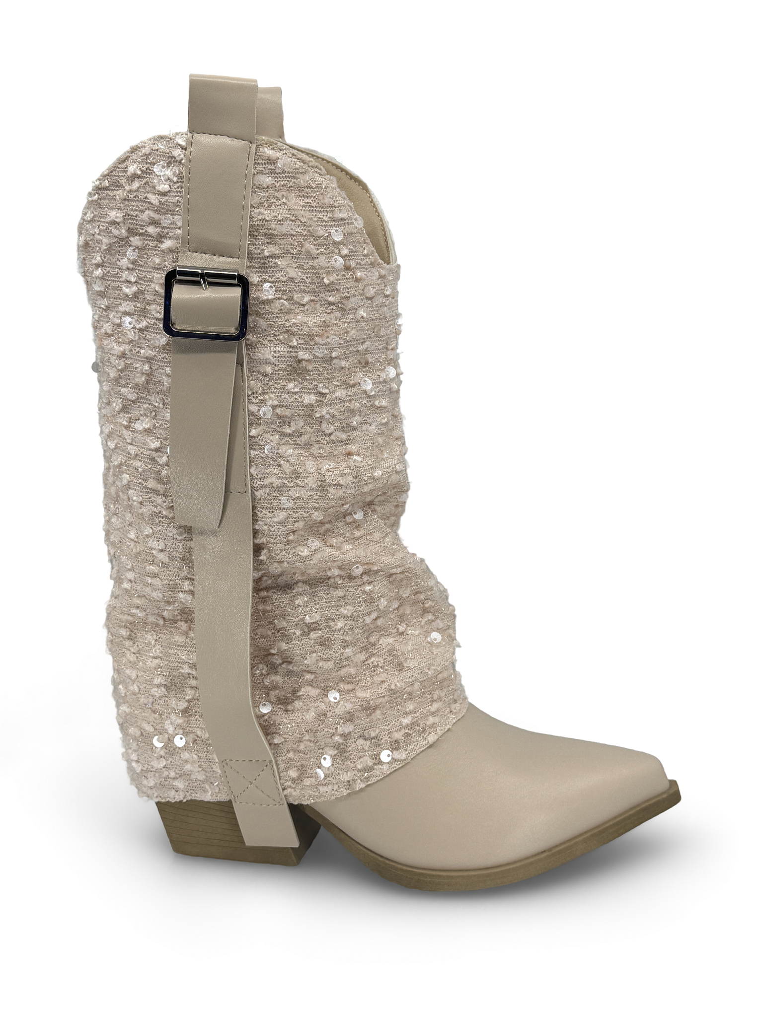 BOTIN LENTEJUELAS ROSA