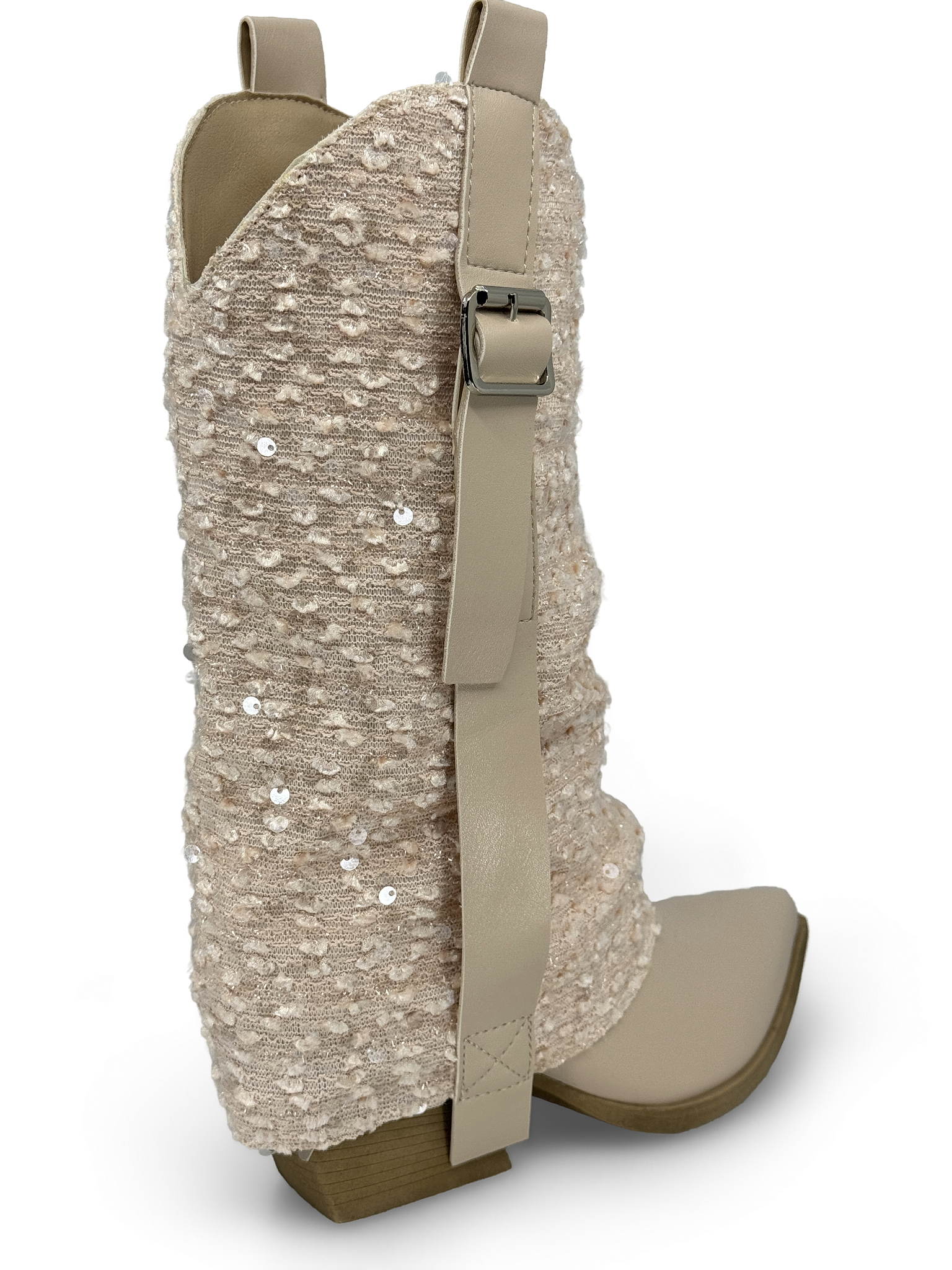 BOTIN LENTEJUELAS ROSA