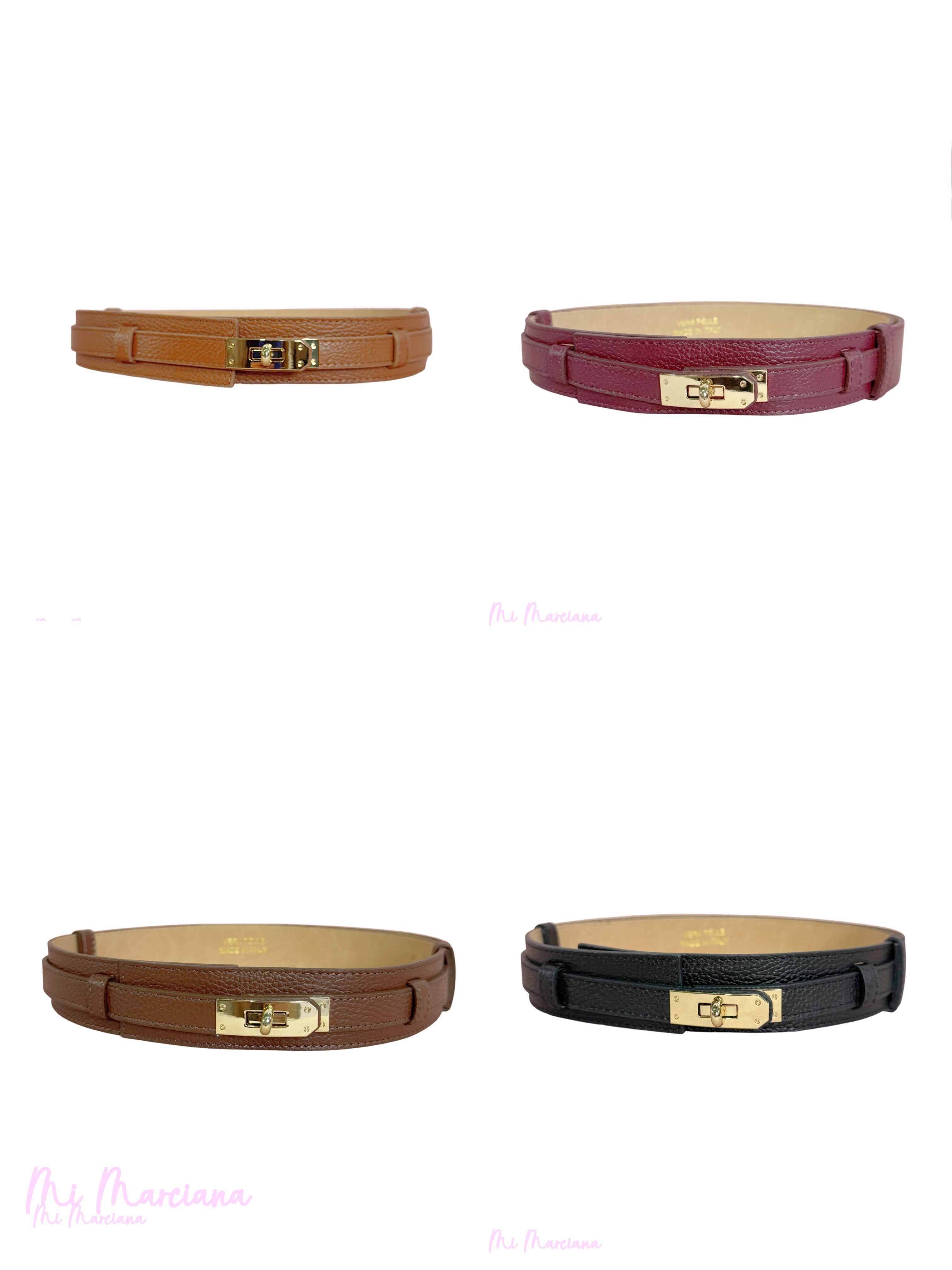 CINTURÓN ANCHO REGULABLE PIEL