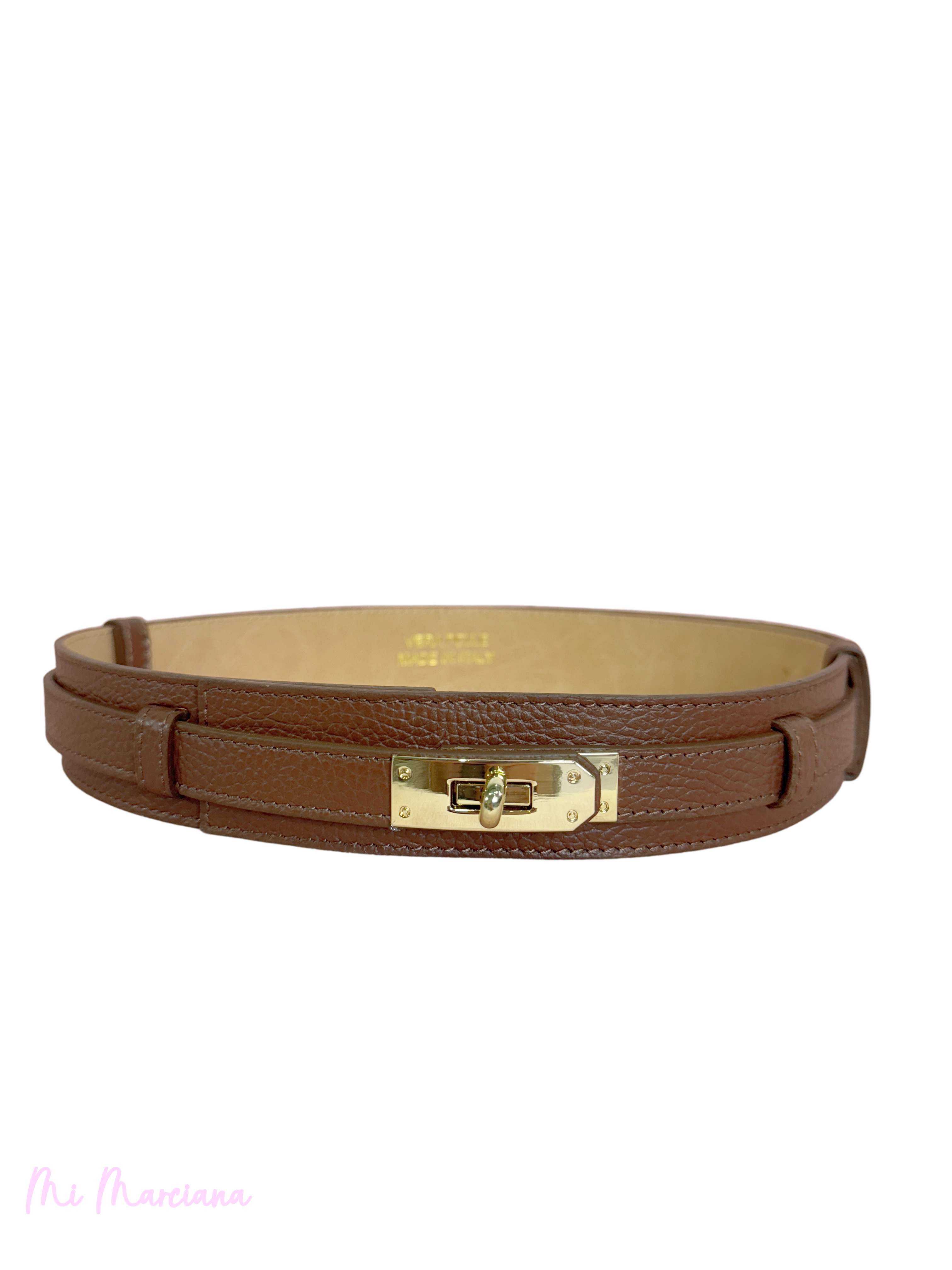 CINTURÓN ANCHO REGULABLE PIEL