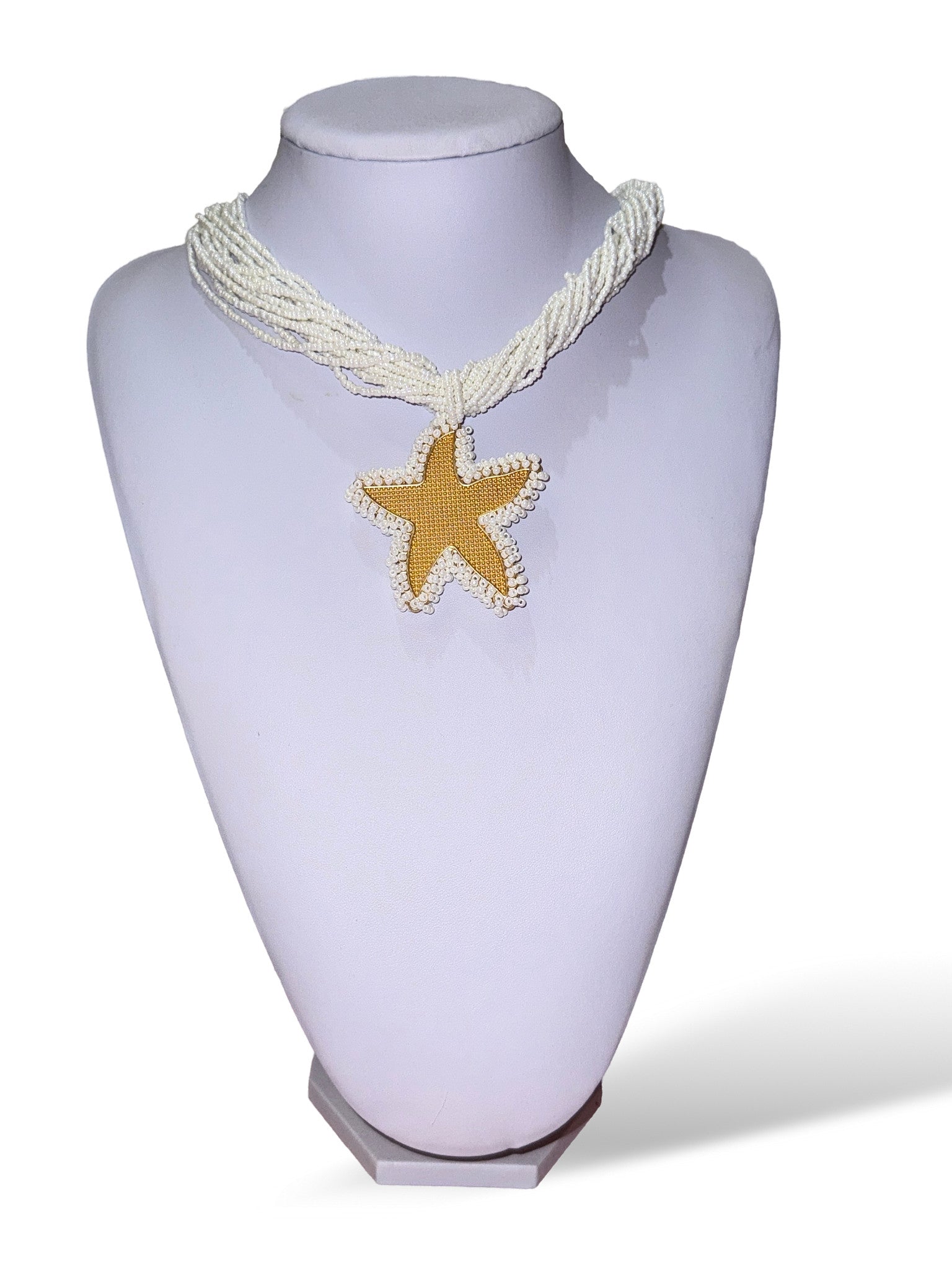 COLLAR ESTRELLA BOLITAS