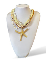 COLLAR ESTRELLA BOLITAS TERCIOPELO