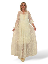 VESTIDO TUL BORDADO JOT