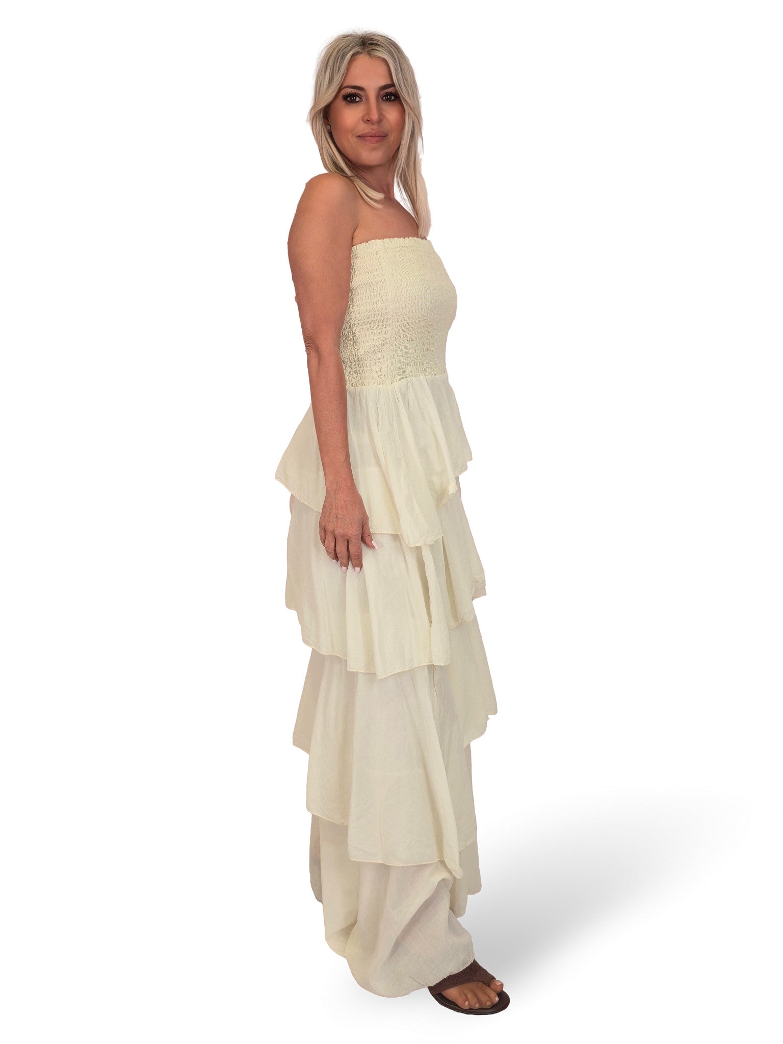 VESTIDO CAPAS GASA BOAL JOT