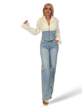CAMISA COMBINADA CORSET DENIM JOT