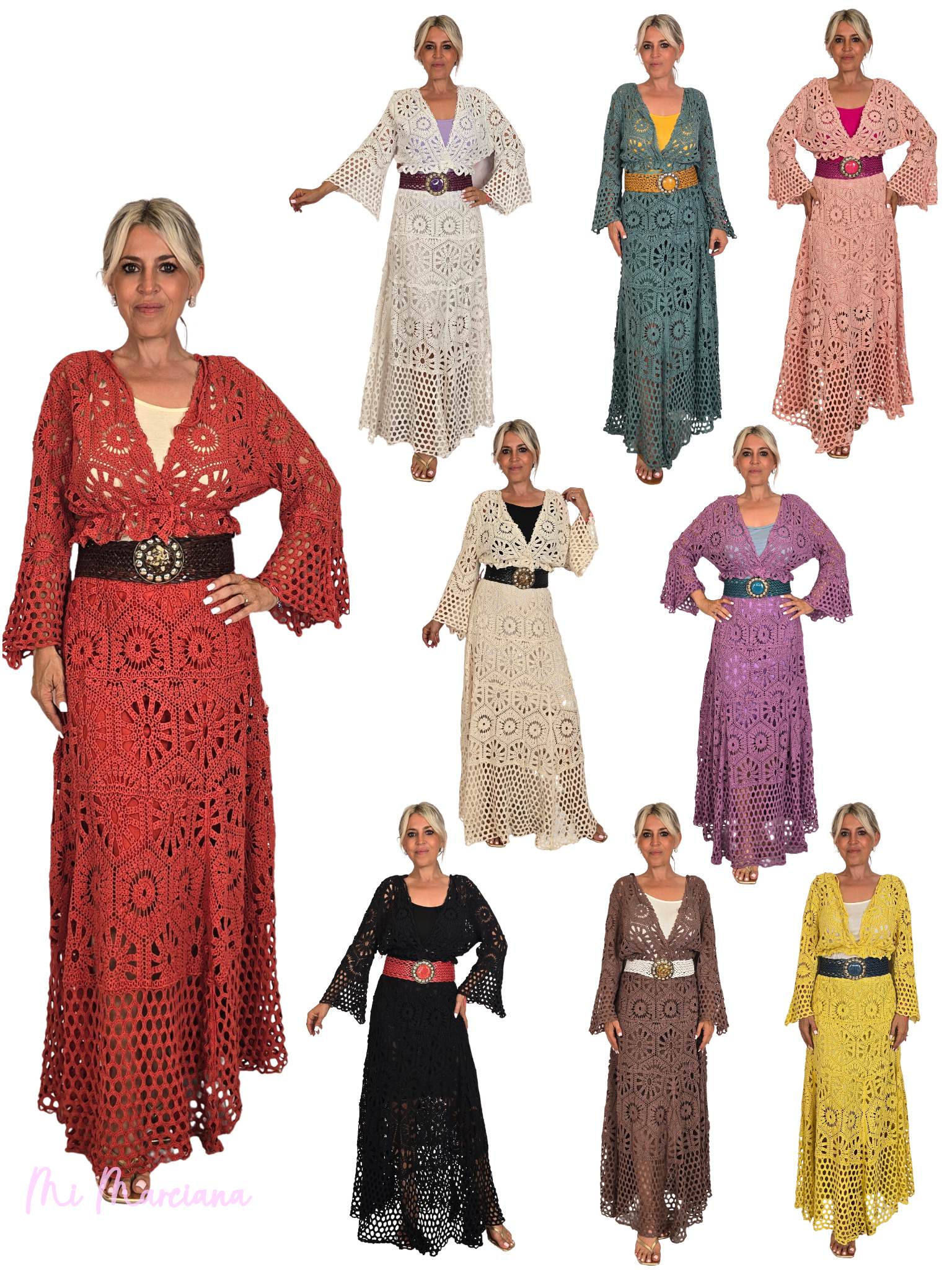 Conjunto de top em crochê