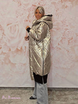 ABRIGO ACOLCHADO JOT METALIZADO - Mi Marciana