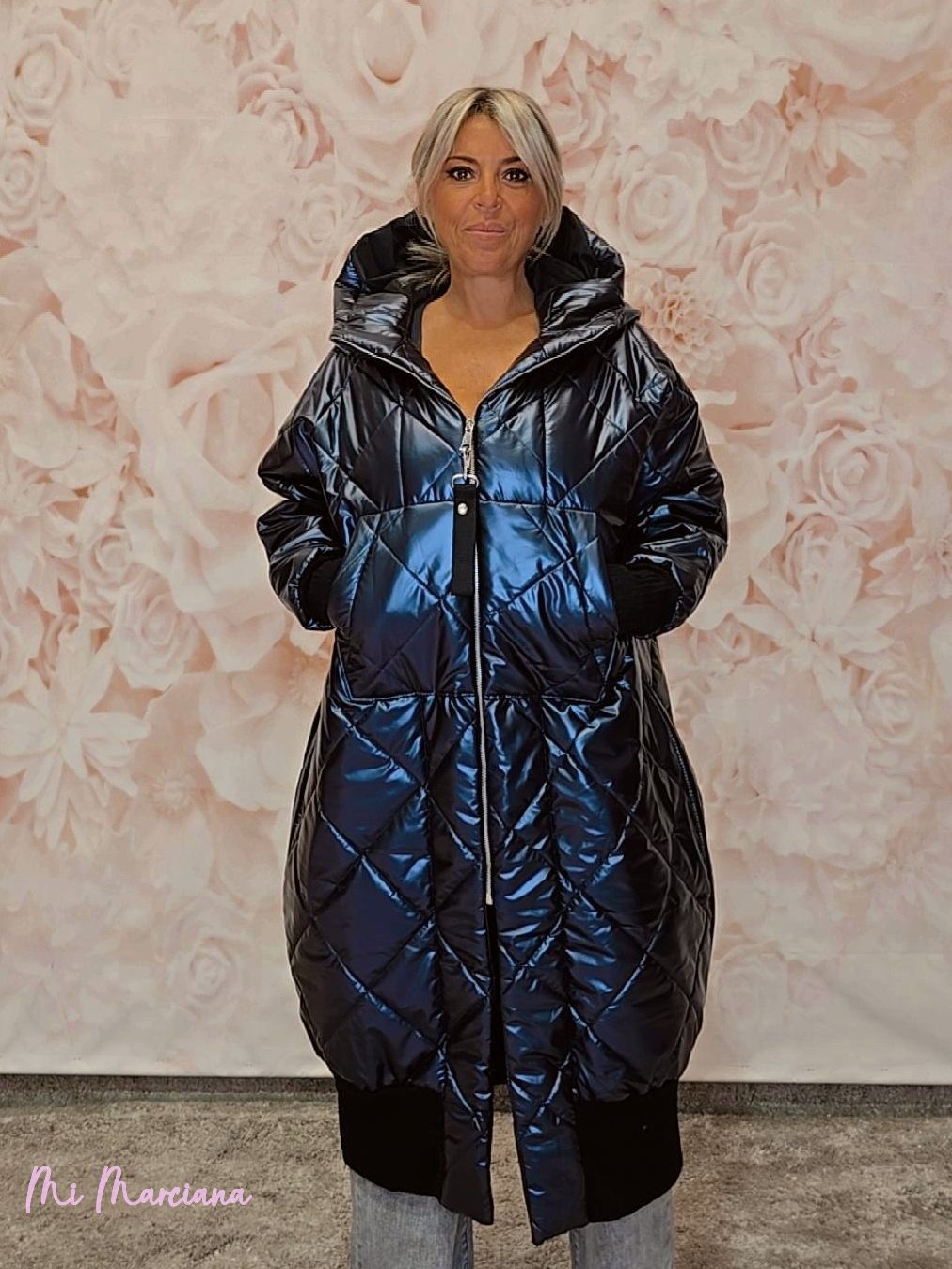 ABRIGO ACOLCHADO JOT METALIZADO - Mi Marciana