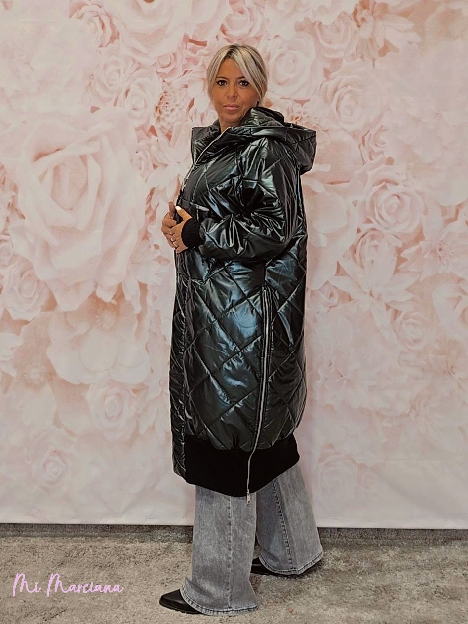 ABRIGO ACOLCHADO JOT METALIZADO - Mi Marciana