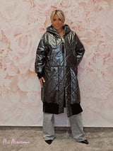 ABRIGO ACOLCHADO JOT METALIZADO - Mi Marciana