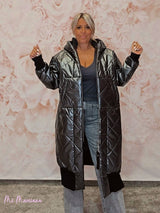 ABRIGO ACOLCHADO JOT METALIZADO - Mi Marciana